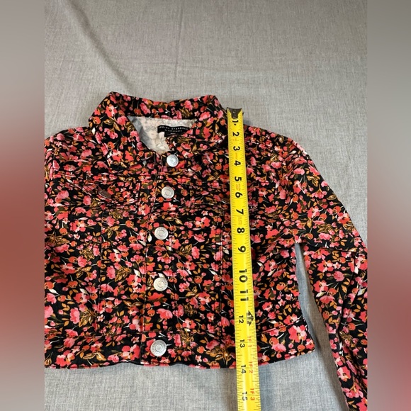 Social Standard Floral Girls Jean Jacket - Picture 6 of 7